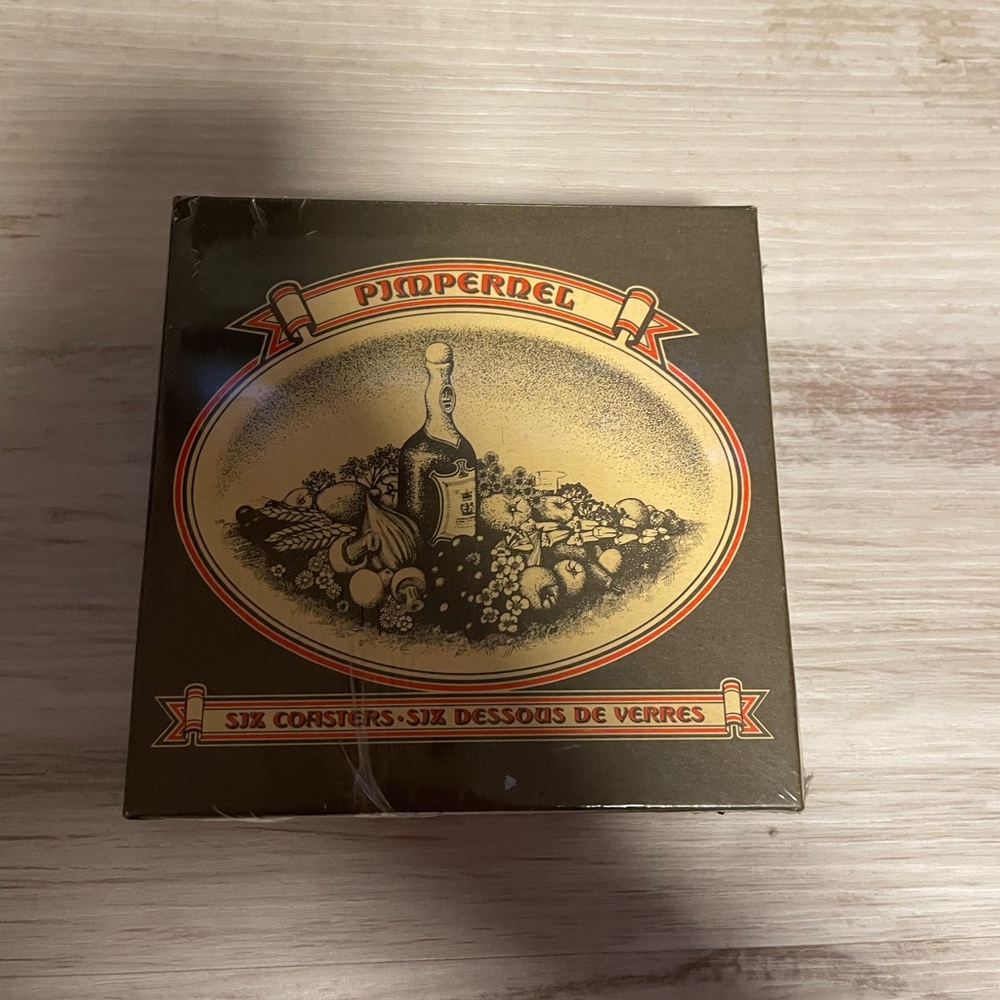 New In Box Pimpernel Coasters